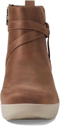 Skechers Women's Pier-lite-Everlasting Ankle Boot + Comfort + Casual Wear + Stylish + Leather Sole + Slip-On + Size 8 UK